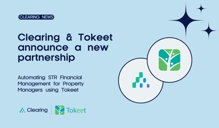 Introducing the Tokeet + Clearing Partnership: Automating STR Financial Management